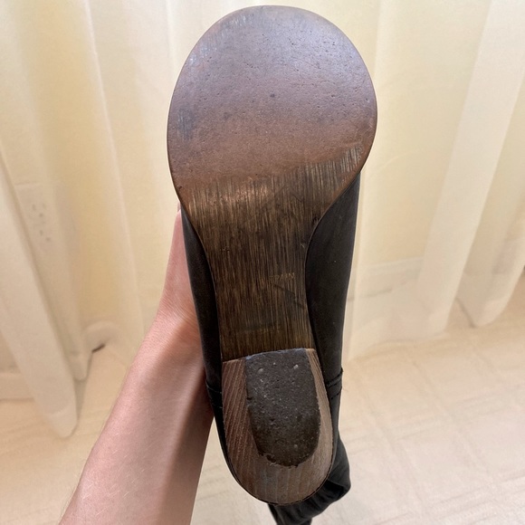 ❣️ Spanish Leather & Wood Heeled Boots  |  39 (9) - Picture 7 of 10